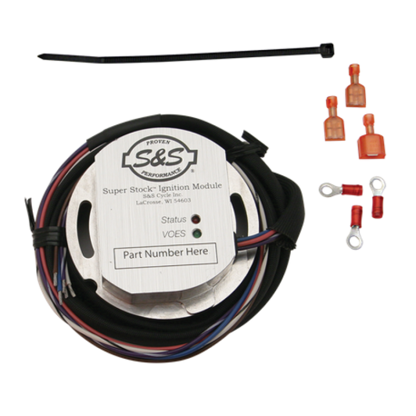 S&S Cycle 55-1342 66-84 BT Super Stock Ignition Module For Shovel Head 93Hin/Pan Head 93Hin/Pan Head 74in