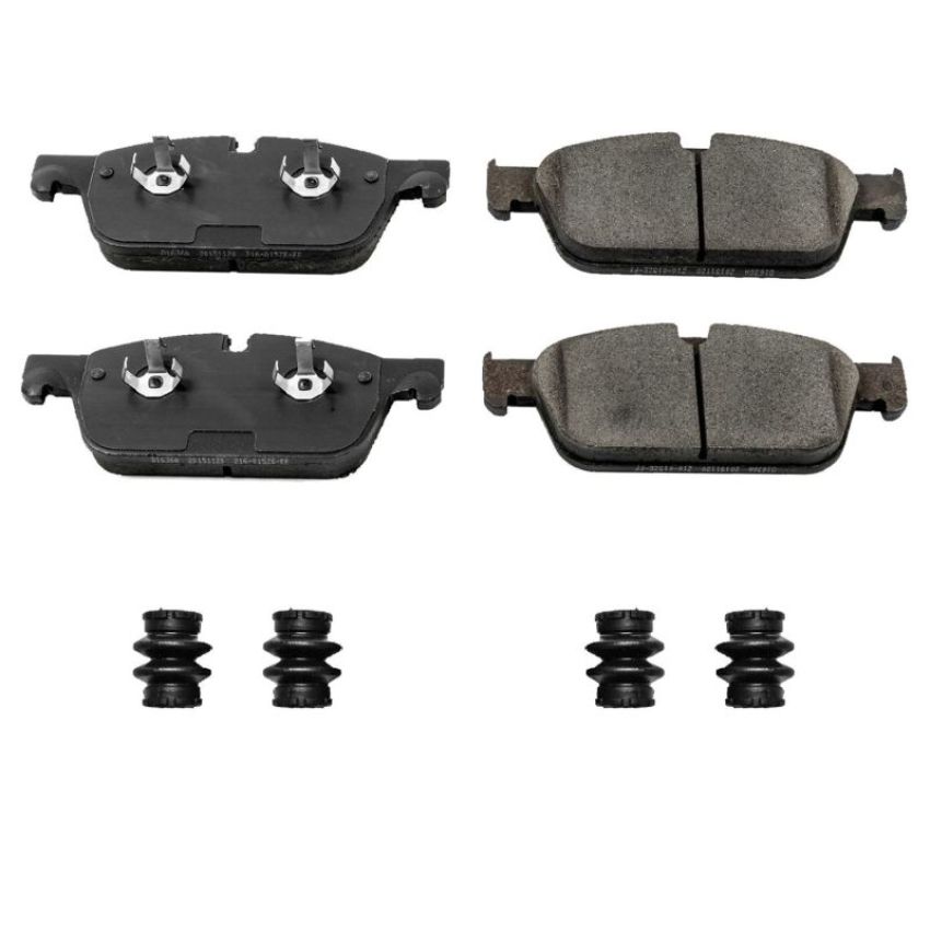 PowerStop 17-1636A PowerStop - Z17 Low-Dust Ceramic Brake Pads with Hardware