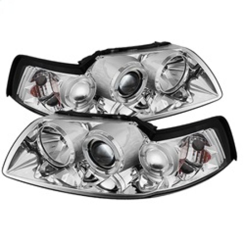 SPYDER 5010452 Projector Headlights - LED Halo - Chrome
