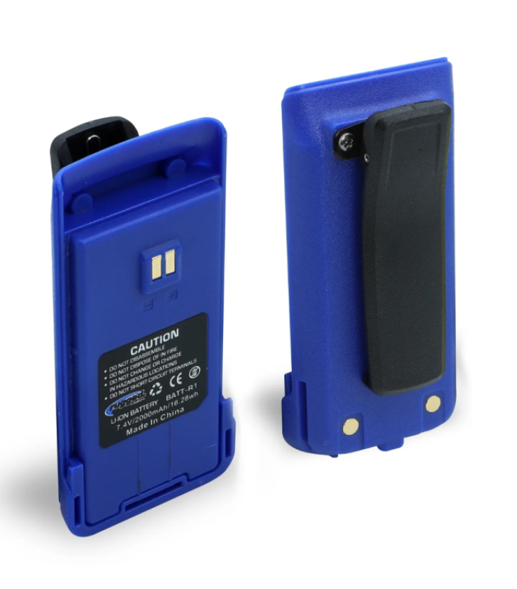 Rugged Radios BAT-R1 Replacement Battery for R1 Handheld Radio with 12v Charge Port