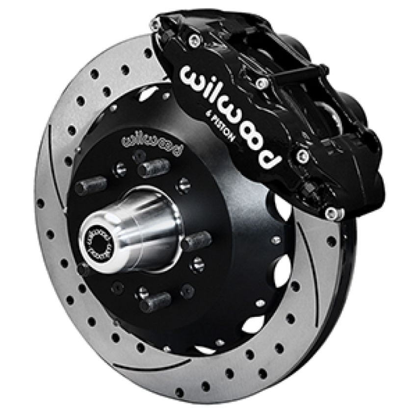 Wilwood 140-16908-D 55-57 Chevy Bel Air Superlite 6R Kit, 5 x 4.50in/4.75in Hub - 12.88in D&S Rotor