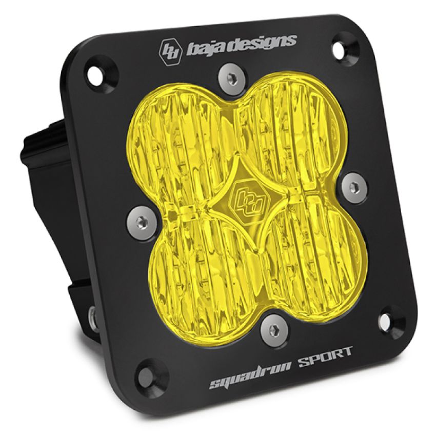 Baja Designs 551015 Squadron Sport Black Flush Mount LED Auxiliary Light Pod