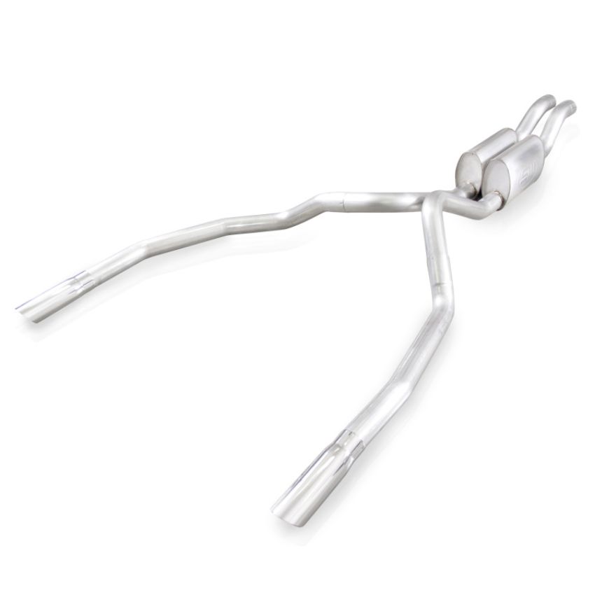 Stainless Works FTR10CBUBLMF 2010-14 Ford Raptor 3in Exhaust S-Tube Mufflers Under Bumper Exit