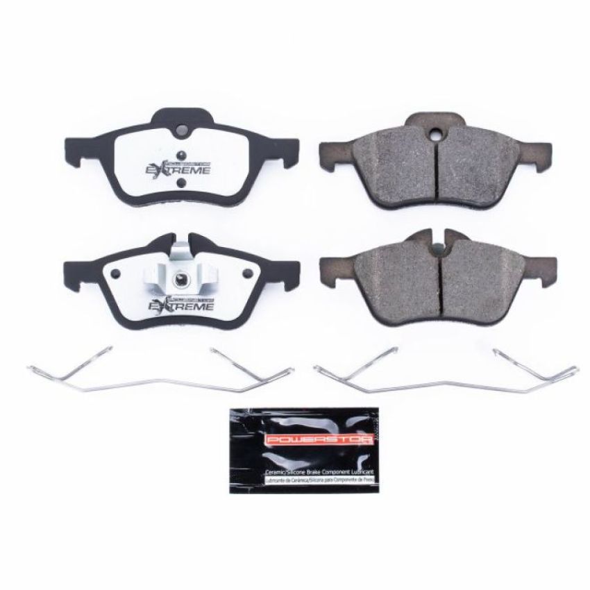 PowerStop Z26-939 PowerStop - Z26 Performance Carbon-Fiber Ceramic Brake Pads with Hardware Kit