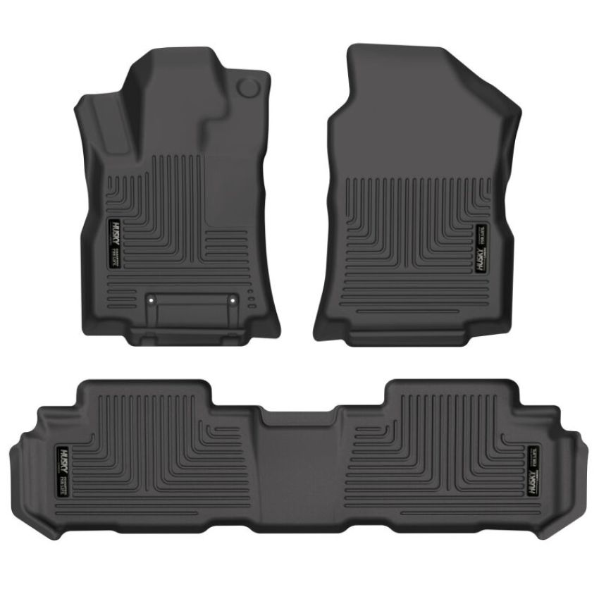 Husky Liners 2019 Subaru Ascent Weatherbeater Black Front & 2nd Seat Floor Liners