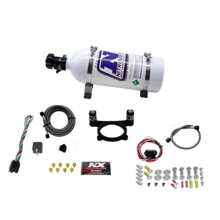 Nitrous Express 20948-05 5.0L Coyote and 7.3L Godzilla Plate System(50-200HP) WITH 5LB BOTTLE