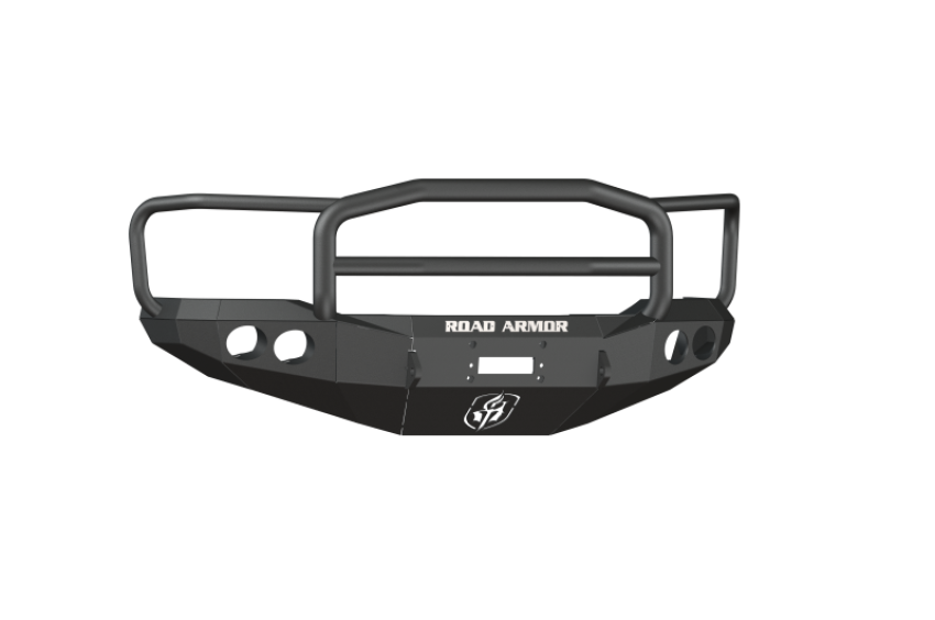 Road Armor 66005B 99-04 Ford F-250 Stealth Front Winch Bumper w/Lonestar Guard - Tex Blk