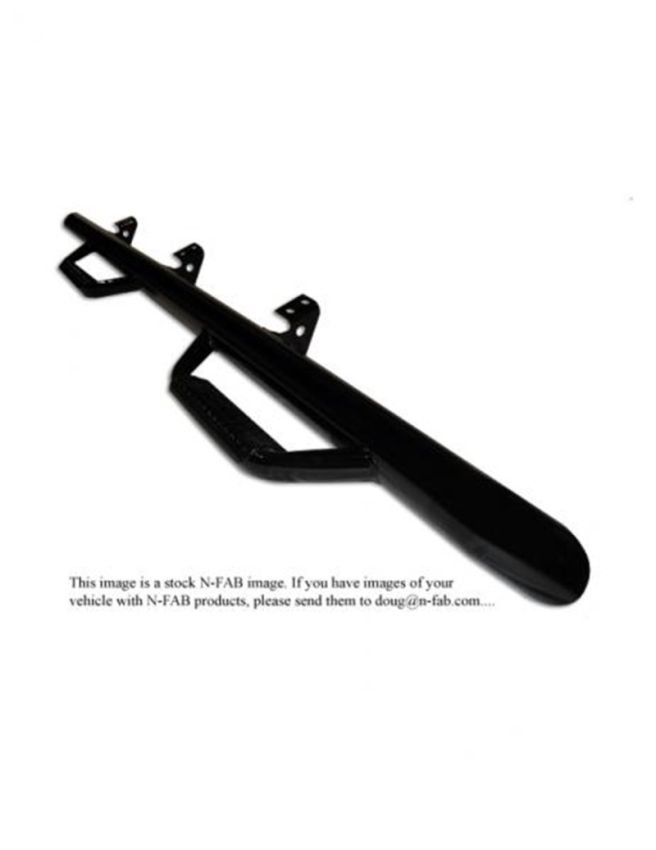N-Fab C0380A Nerf Step 03-06 Chevy Avalanche w/out Cladding SUV 5.3ft Bed - Gloss Black - W2W - 3in