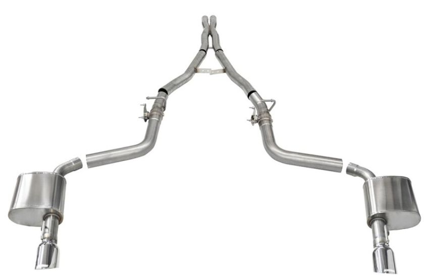 CORSA Performance 21072 Corsa 15-23 Charger SRT/Hellcat/Redeye 2.75in Valved Catback Dual Rear Exit w/ Single 4.5inPol Tips