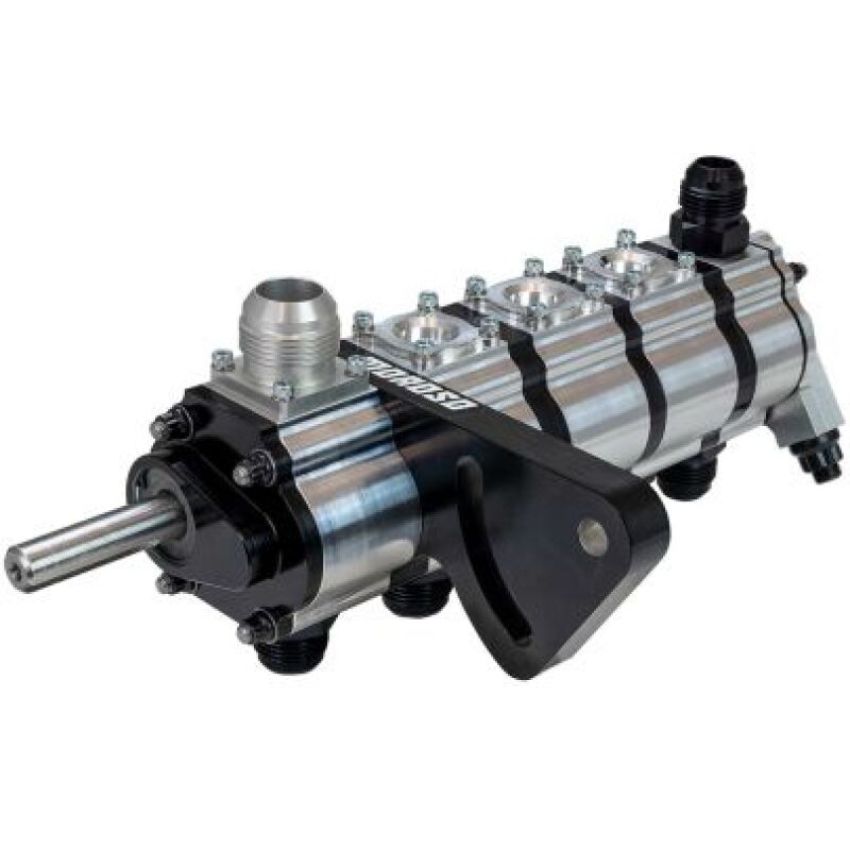 Moroso 22383 BBC Tri Lobe 5 Stage Passenger Right Side Block Mount Dry Sump Oil Pump w/Fuel Pump Drive