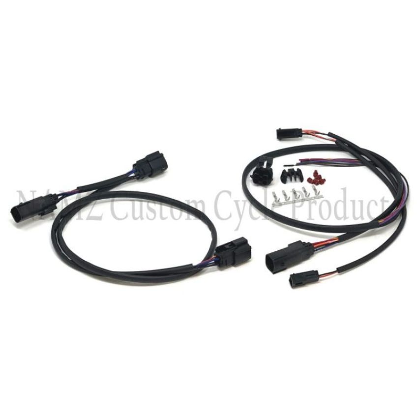 NAMZ NCTP-WK14-SM 14-23 V-Twin Street/Road Glide Models Plug-N-Play Complete Tour Pack Wiring Installation Kit