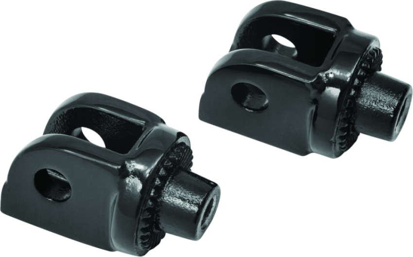 Kuryakyn 8889 Splined Adapter Mount Gloss Black