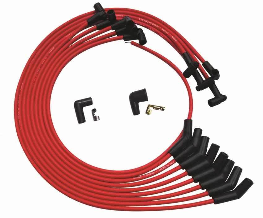 MOROSO MOR52030 Ultra Plug Wire Set SBC Under V/C Red