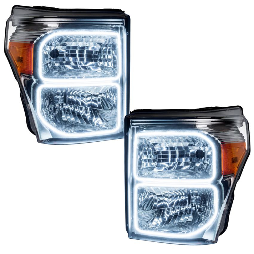 Oracle Lighting 8158-001 LED Pre-Assembled Headlights, Chrome Bezel, White