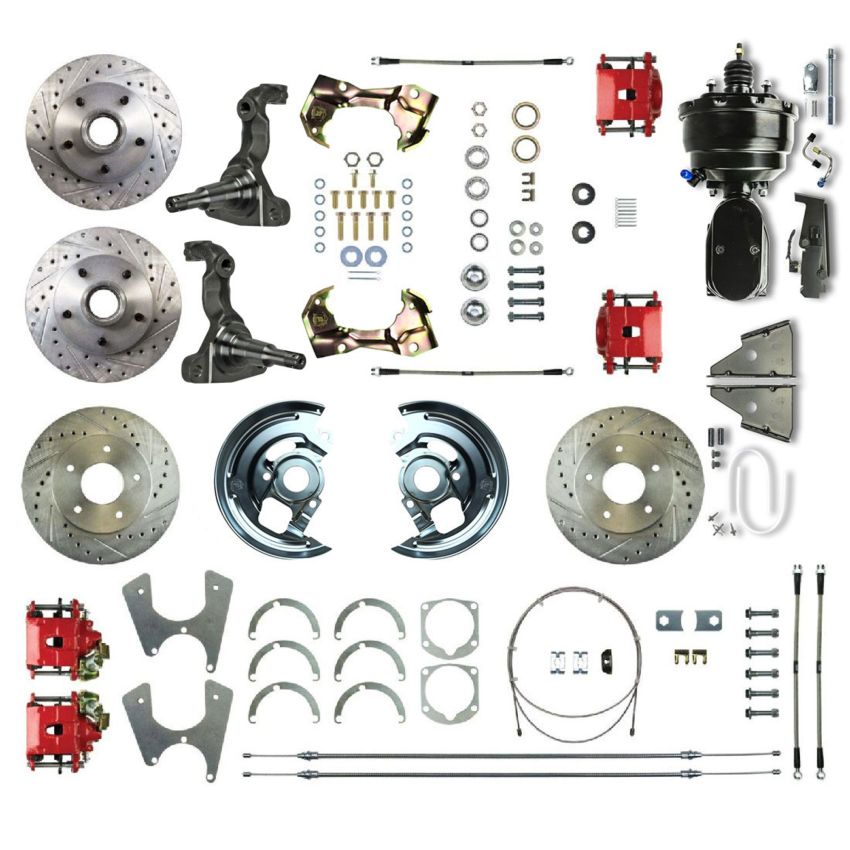 RIGHT STUFF DETAILING RSDAFXDC45CZY 69-74 GM A/F/X-Body Disc Brake Conversion