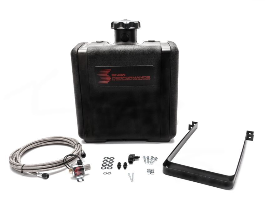 Snow Performance SNO-40016-BRD 7 Gal. Water-Methanol Tank Upgrade Braided Stainless Line