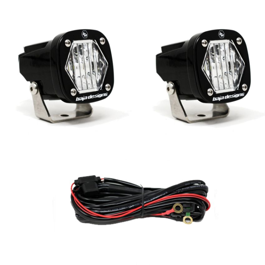 Baja Designs 387805 S1 Black LED Auxiliary Light Pod Pair