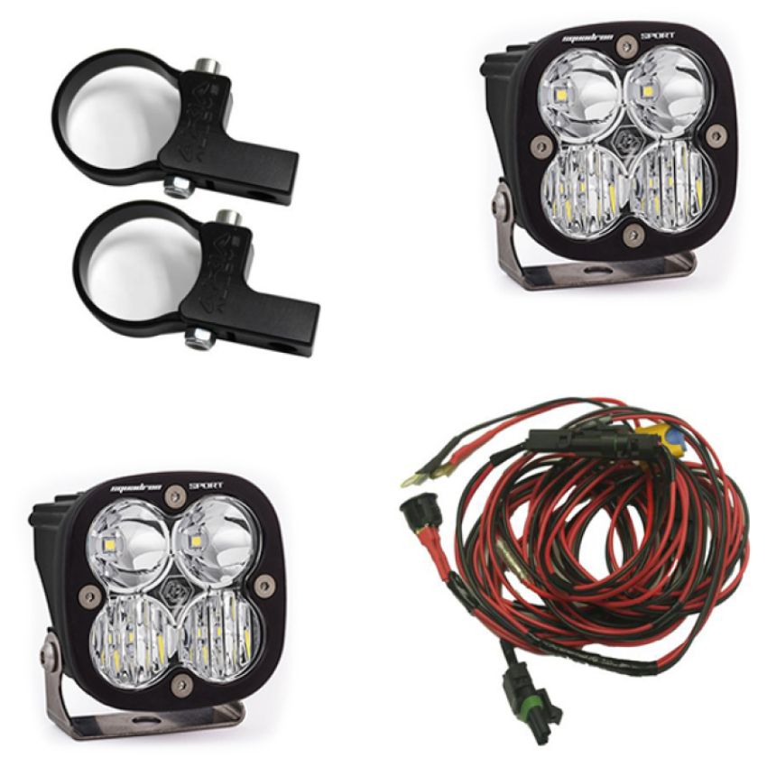 Baja Designs 557105 PowerSports Squadron Sport Horizontal Mount Light Kit