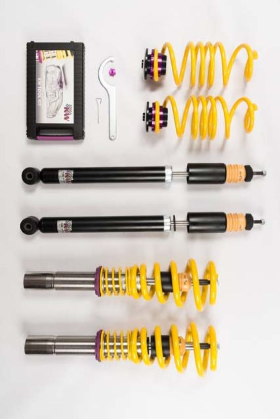 KW 10210075 Coilover Kit V1 Audi A4 S4 (8K/B8) w/o electronic dampening controlSedan FWD + Quattro