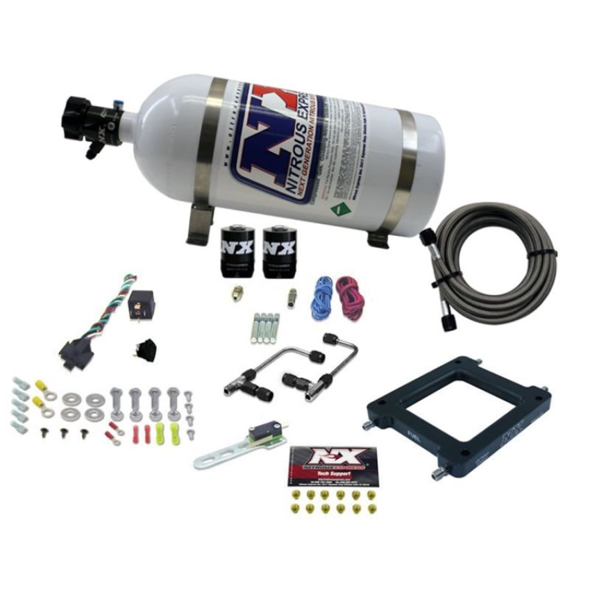Nitrous Express 60075-10 Dominator Gemini STAGE 6 ALCOHOL WITH 10LB BOTTLE.