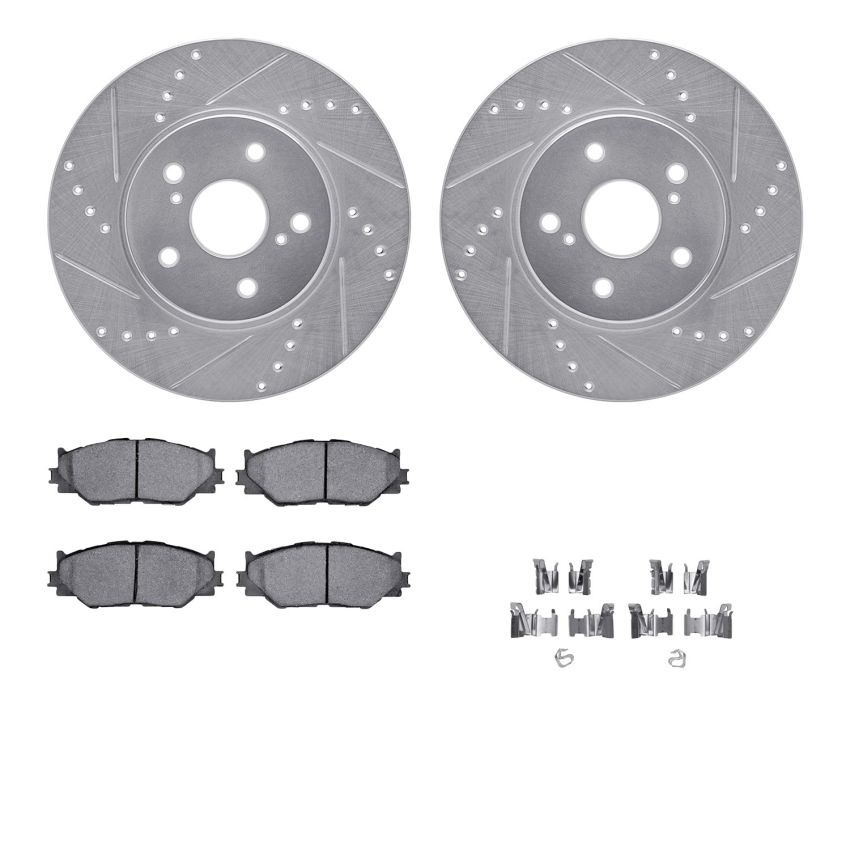 Dynamic Friction 7612-76001 Rotor Kit