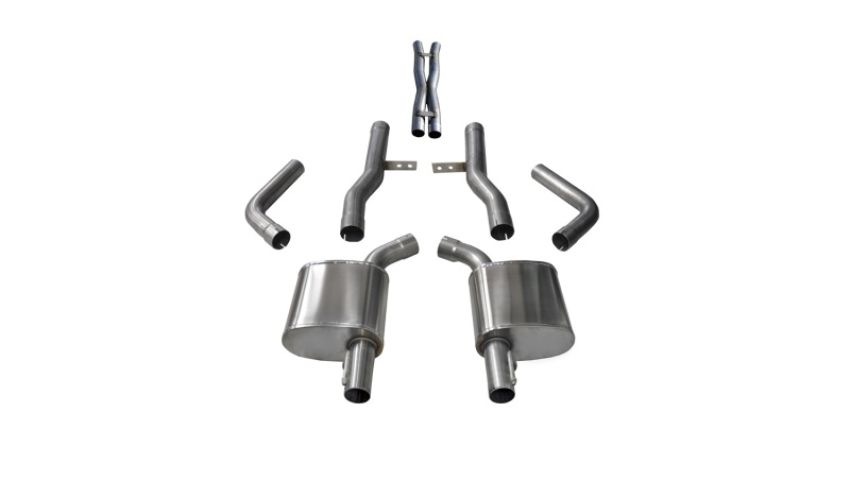CORSA Performance 21018 Corsa 2017-2020 Dodge Charger/Chrysler 300 5.7L V8 Xtreme Cat-Back Dual Rear Exit w/o Tips