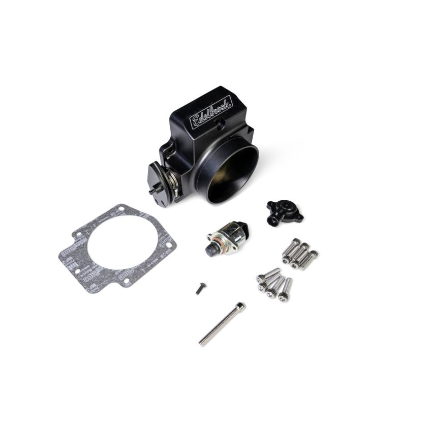 Edelbrock 39703 EFI Throttle Body Pro-Flo XT 90mm Black Mat Anodized Finish