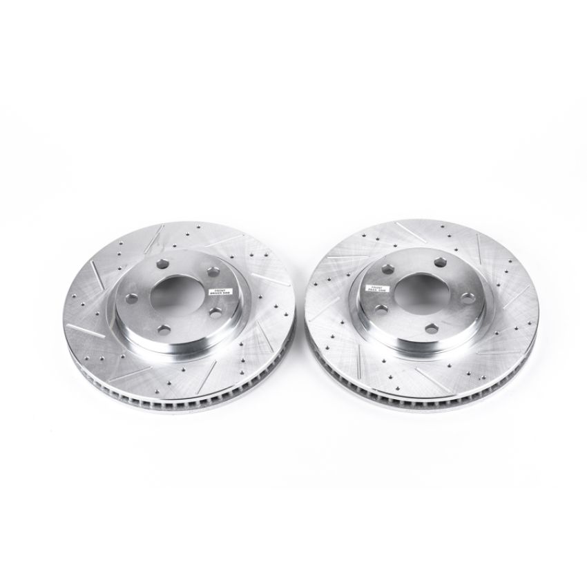 PowerStop AR8255XPR PowerStop Evolution Performance Drilled, Slotted & Plated Brake Rotor Pair