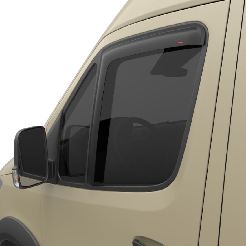 EGR 68705 20-24 Mercedes Sprinter Van Front Tape-on Window Visors - Matte Black