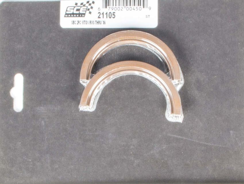 SCE GASKETS 21105 SBC VITON SPLIT REAR MAIN SEAL THRU 1985