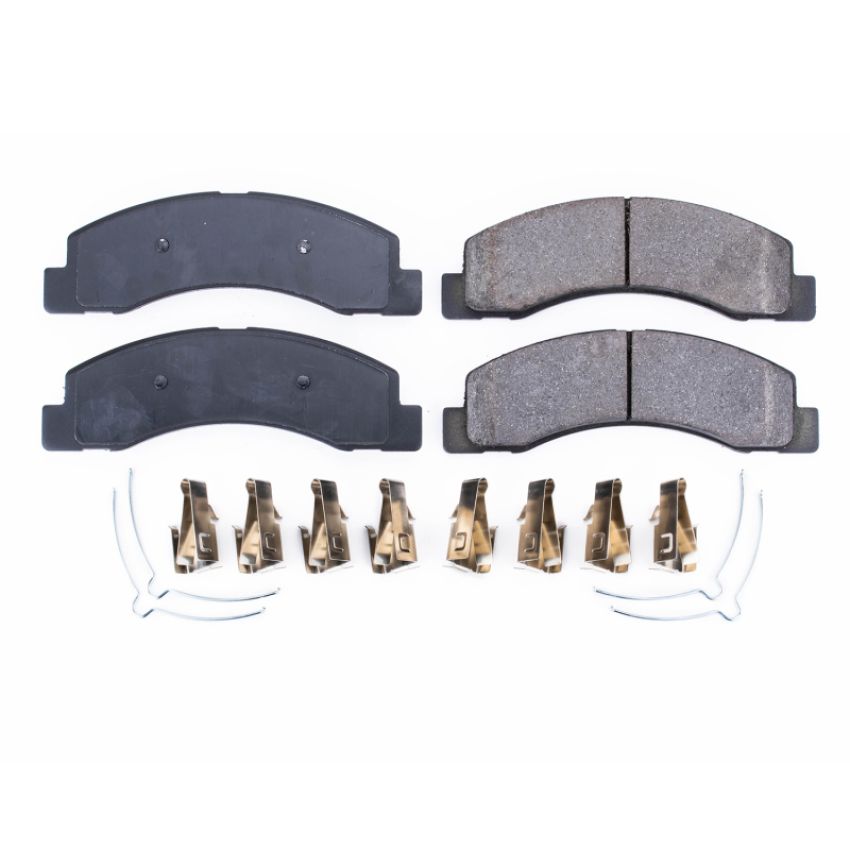 PowerStop 17-756 PowerStop - Z17 Low-Dust Ceramic Brake Pads with Hardware