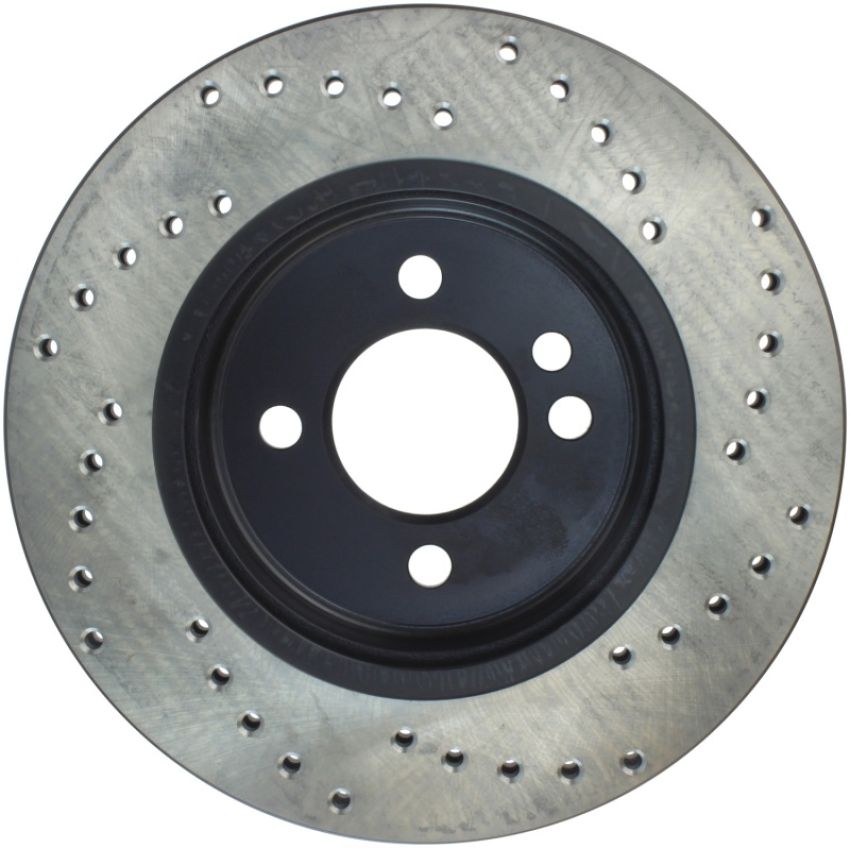 Stoptech 128.34067R Drilled Sport Brake Rotor