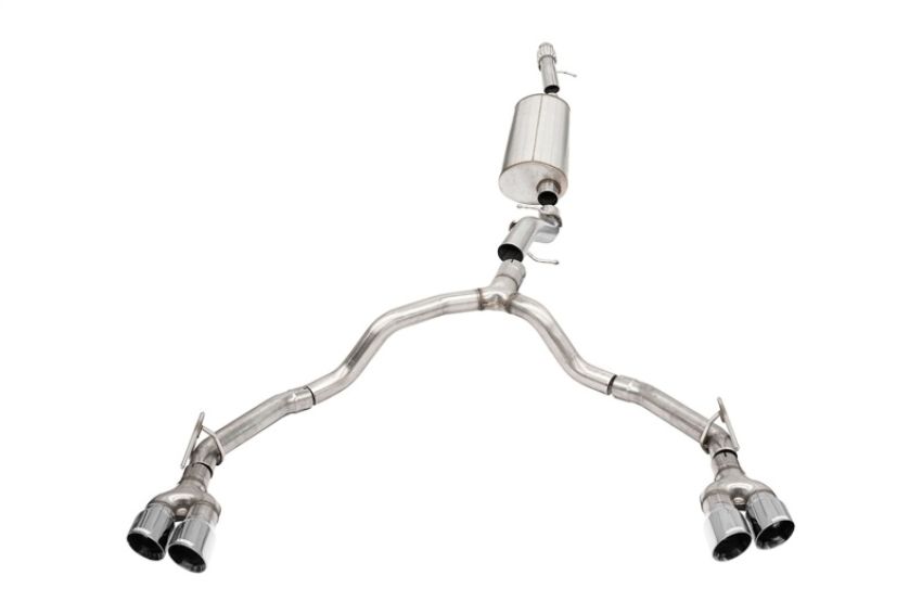 CORSA Performance 21129 Corsa 21-23 Chevrolet Tahoe/GMC Yukon 4DR 6.2L 4WD Dual Rear 3/2.75in Sport Cat-Back DW 4inPol Tips