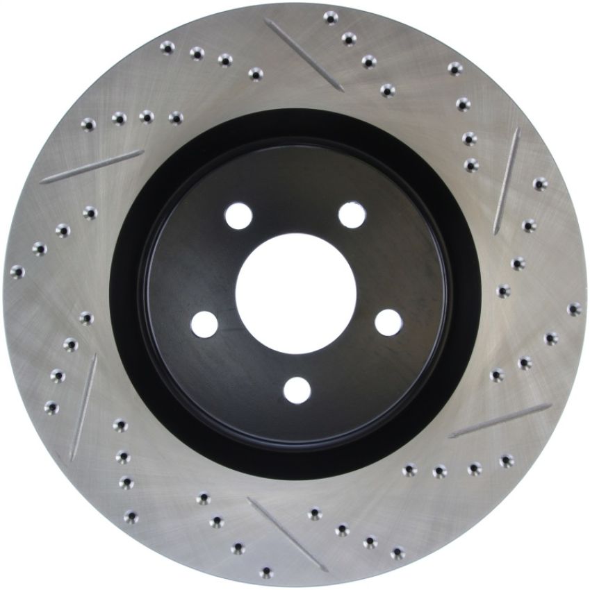 Stoptech 127.61089L Slotted & Drilled Sport Brake Rotor