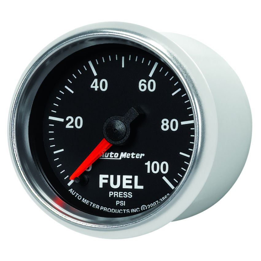 AutoMeter 3863 GAUGE, FUEL PRESSURE, 2 1/16