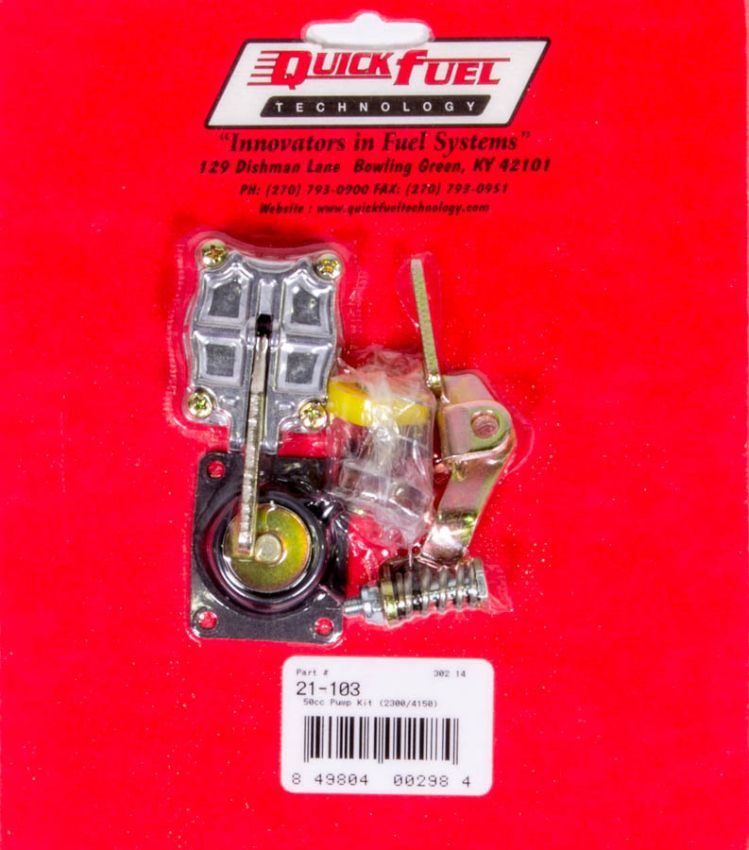 QUICK FUEL TECHNOLOGY QFT21-103 Accelerator Pump Kit - 50cc (2300-4150 styles)