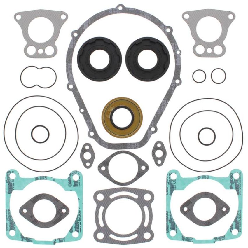Vertex Pistons 611811 Vertex Gaskets 01-04 Polaris Freedom 700/SLH700 Complete Gasket Kit w/ Oil Seals
