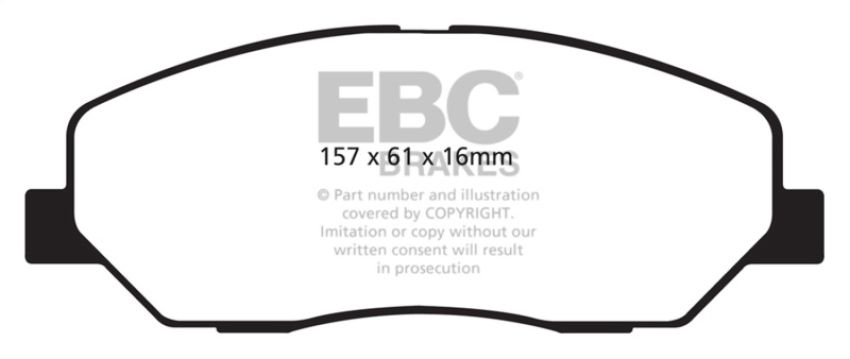 EBC Brakes DP31821C Redstuff Ceramic Low Dust Brake Pads