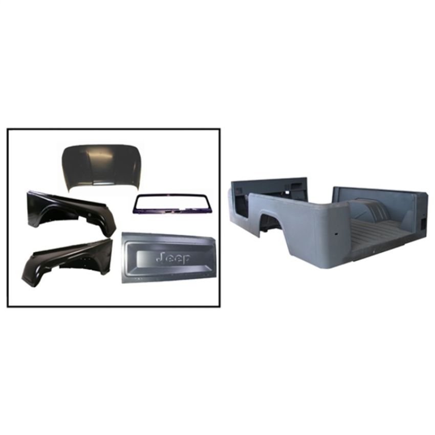 OMIX DMC-5763816 Body Tub Logo 81-86 Jeep CJ-8
