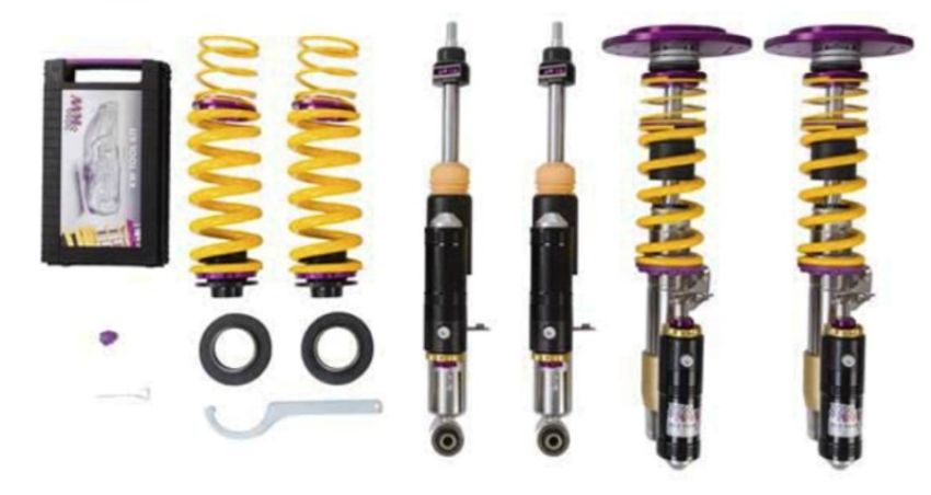 KW 39771288 Porsche 718 Cayman GT4 (982) Clubsport Coilover Kit 3-Way