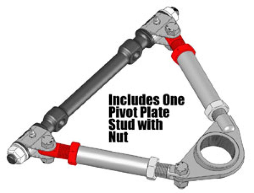 SPECIALTY PRODUCTS COMPANY 92005 CROSS SHAFT PIVOT STUD W/NUT