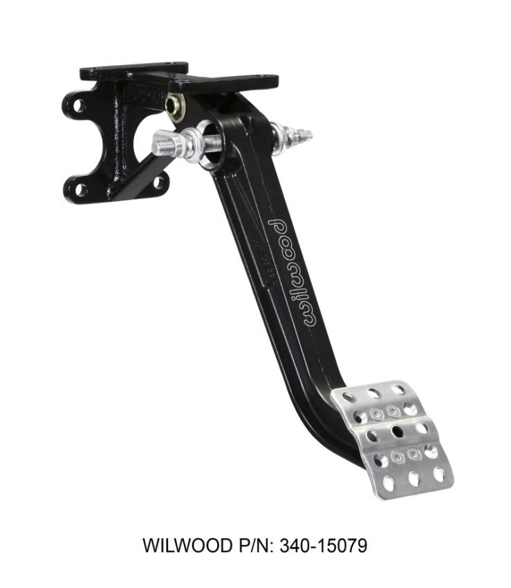 Wilwood 340-15079 Adjustable-Trubar Brake Pedal - Dual MC - Swing Mount - 7:1