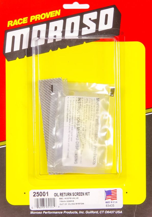 MOROSO MOR25001 Oil Galley Return Screen