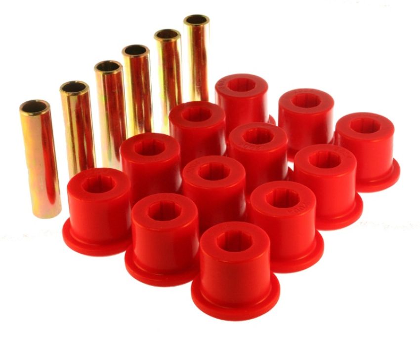 ENERGY SUSPENSION ENE3-2106R Chevy Rear Spring Bushing Set Red