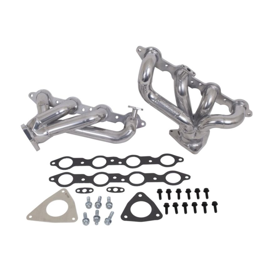 BBK Performance Parts 40030 2001-2002 CAMARO FIREBIRD LS1 1-3/4 SHORTY HEADERS (POLISHED SILVER CERAMIC)