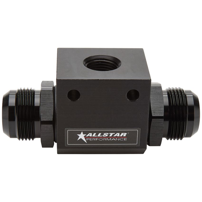 ALLSTAR PERFORMANCE ALL90042 In-Line Oil Temp Tee 16AN