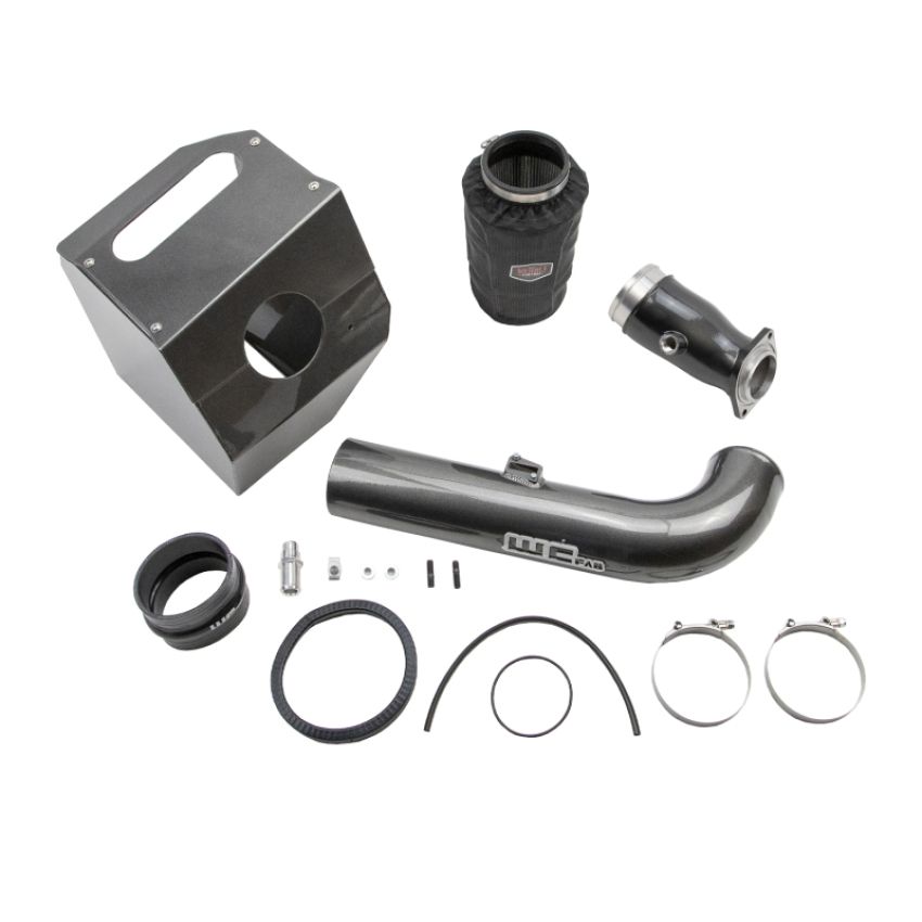 Wehrli WCF100360-FB 17-19 Duramax L5P 4in. Stage 2 Intake Kit - Flat Black