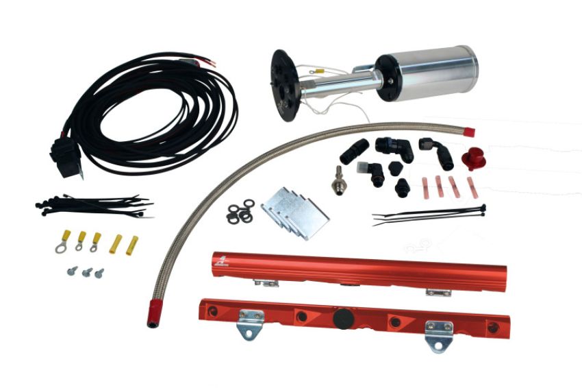 Aeromotive 17186 C6 Corvette Fuel System - Eliminator/LS7 Rails/Wire Kit/Fittings