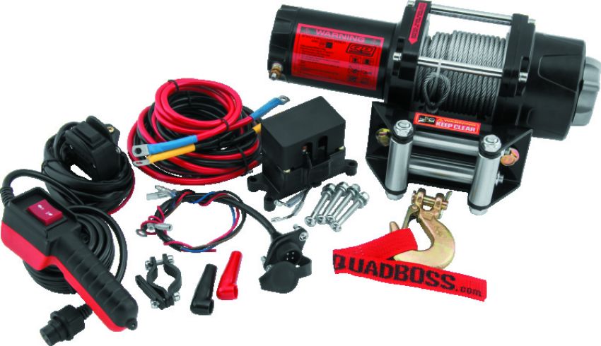 QuadBoss 608700 Winch 2500Lb W/Cable
