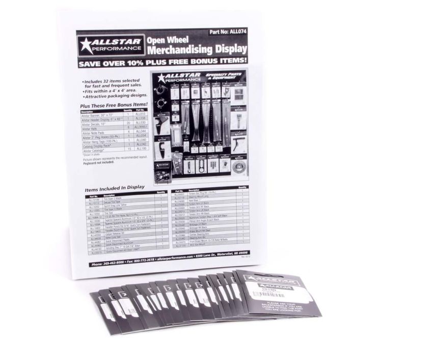 ALLSTAR PERFORMANCE ALL99164 Merchandising Display Components for ALL074